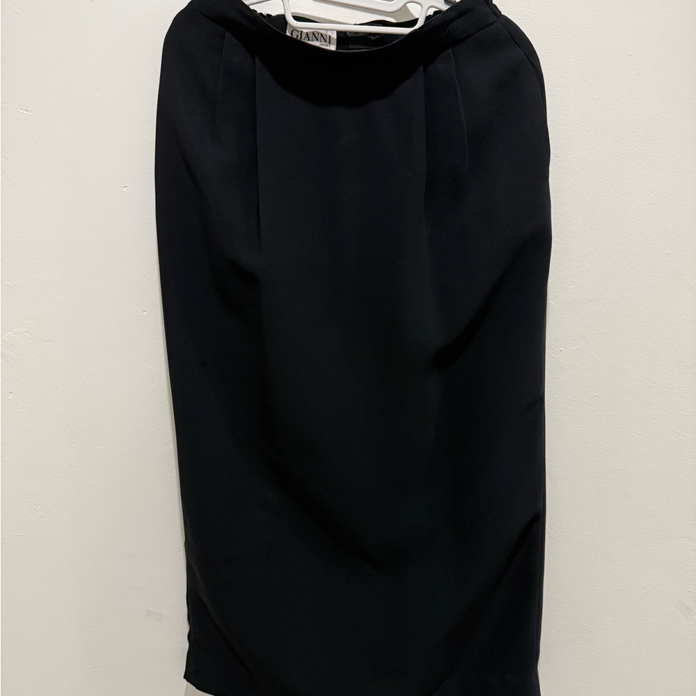 Ganni Classic Black Pencil Skirt